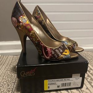 Carlos Santana Brown Retro Heels